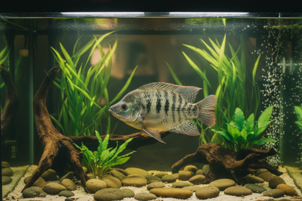 Ciclídeo do Nilo (Tilapia nilotica)