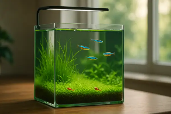 Aquarismo Sustentável: Montagem Ecológica de Aquários Nano com Microplantas de Crescimento Rápido